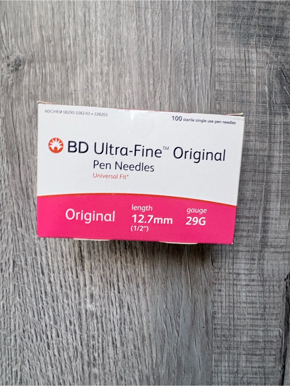 BD Ultra-Fine Original Pen Needles pink